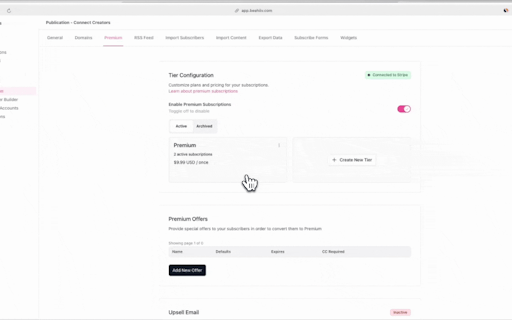 Paid Newsletters by beehiiv