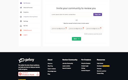 Privy Reviews