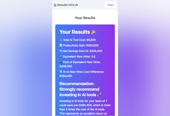 Should I Hire AI?