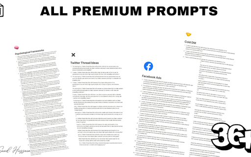 1300+ Premium Chat GPT Prompts