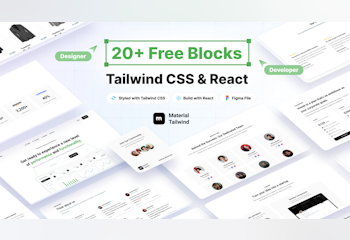 20+ Free Tailwind CSS & React Blocks