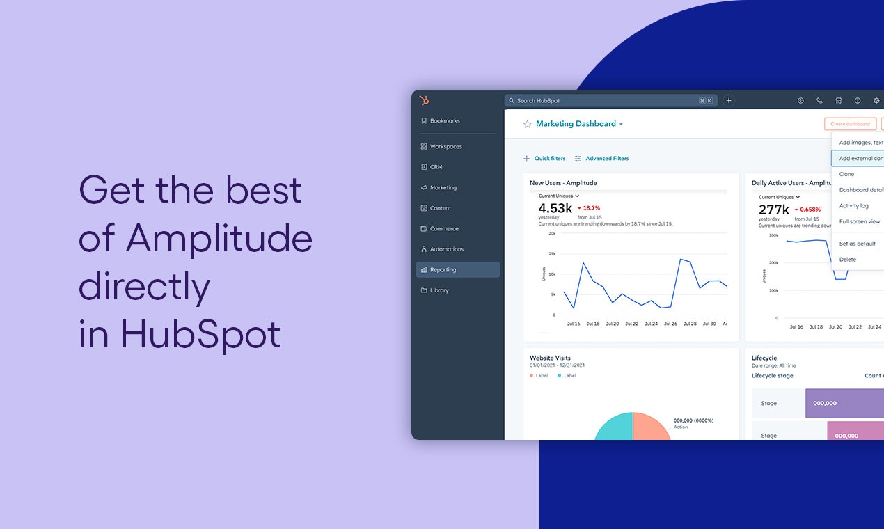 Amplitude App for HubSpot