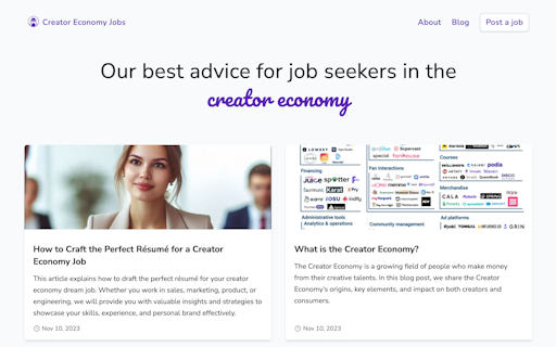 Creator Economy Jobs