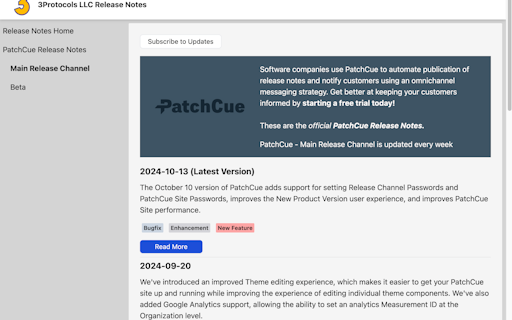 PatchCue