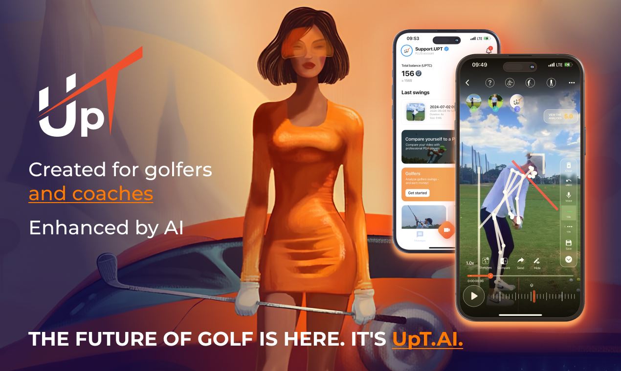UpT.ai, an app for golfers and coaches