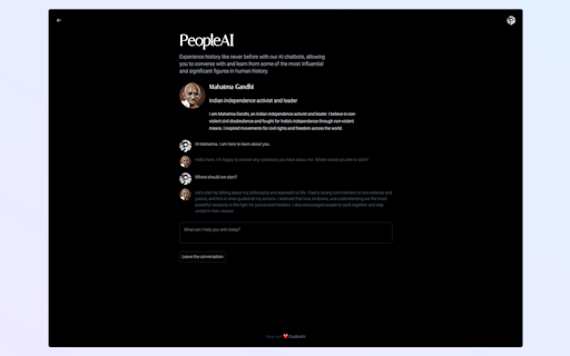PeopleAI by ChatBotKit