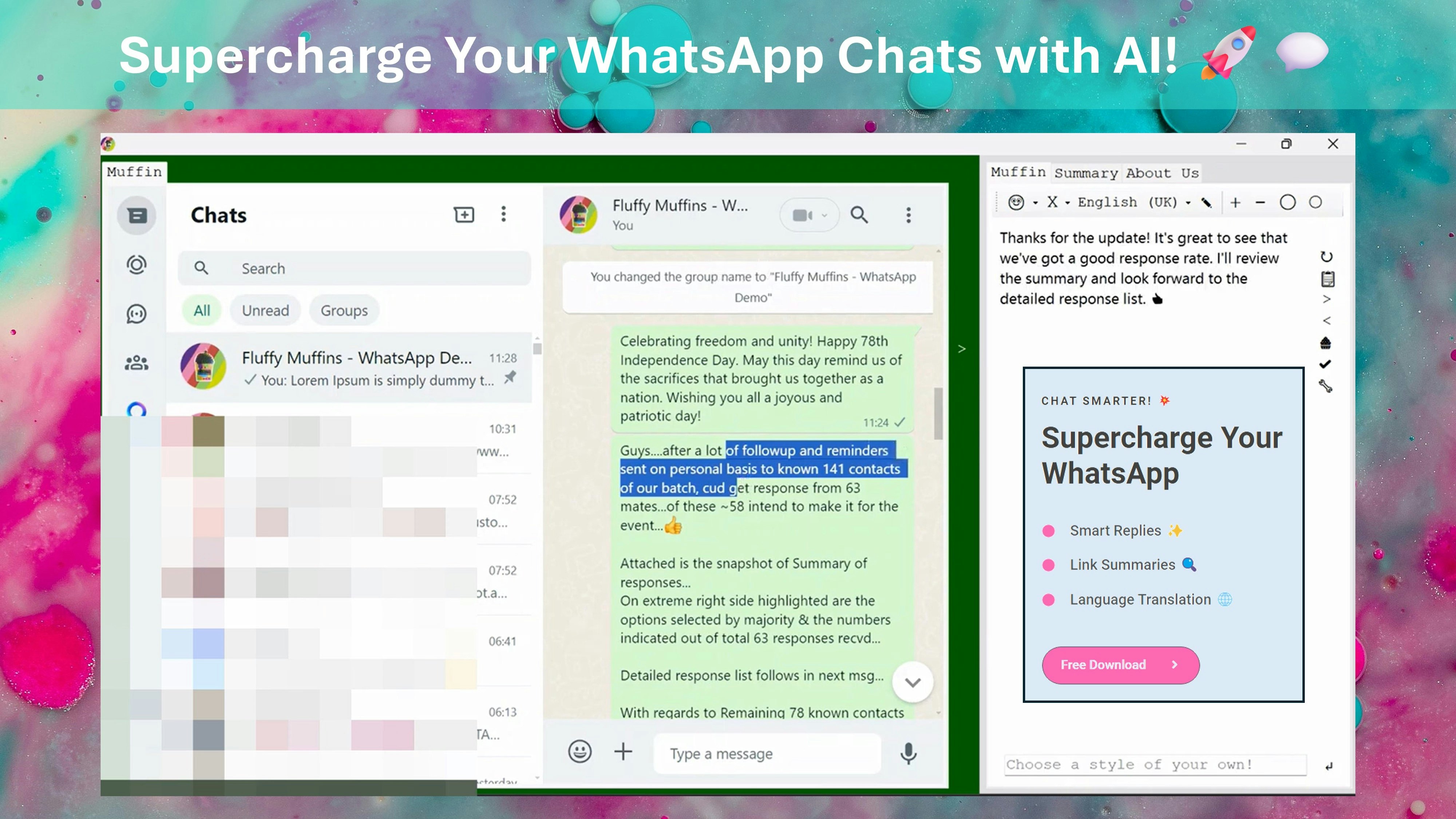 Fluffy Muffins for WhatsApp