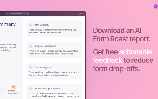 AI Form Roast by WorkHack