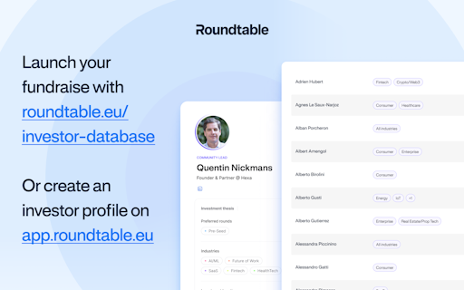 Investor Profile by Roundtable