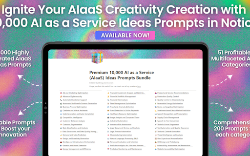 10,000+ AI as a Service Ideas Prompts