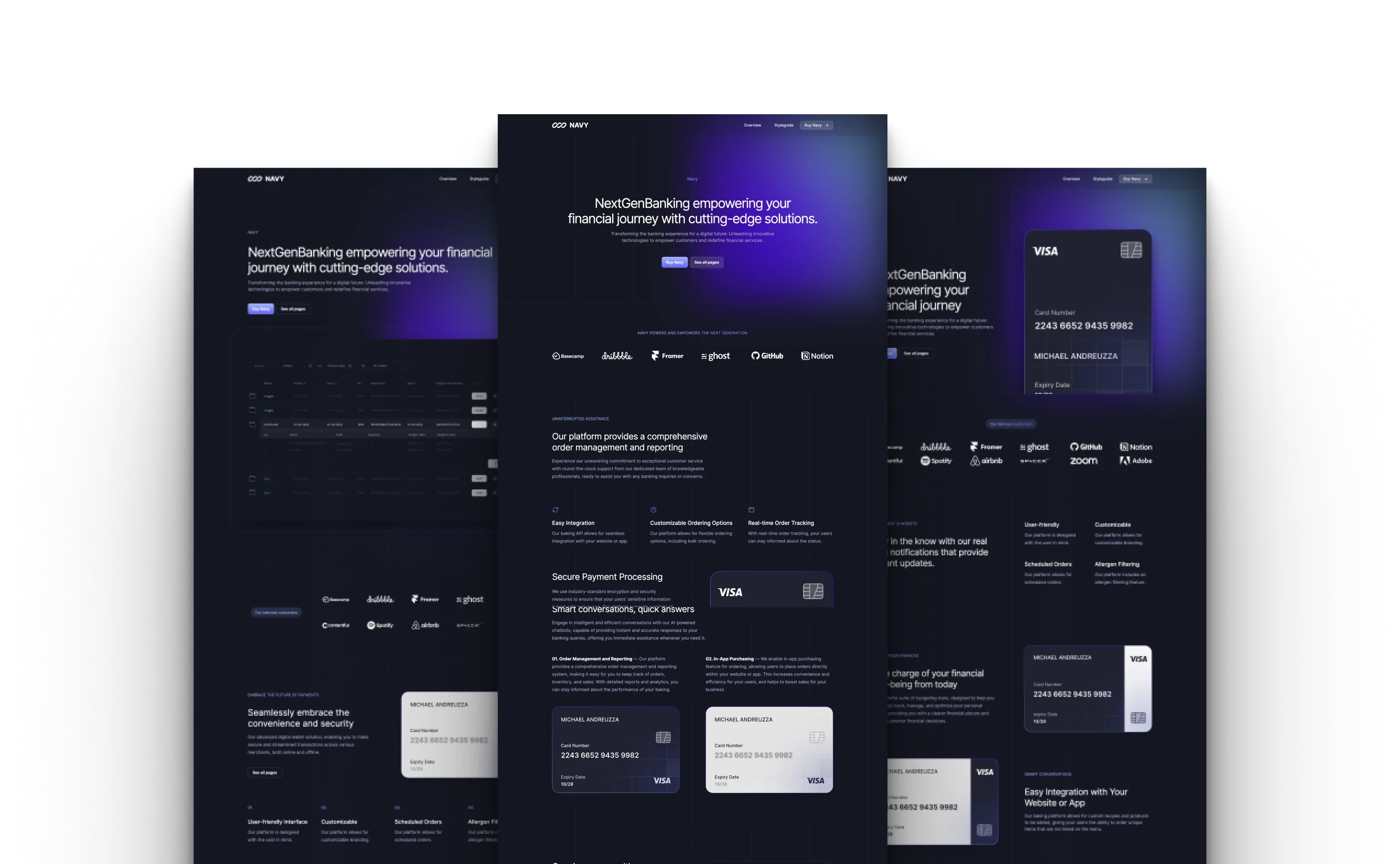 Navy UI Kit V4