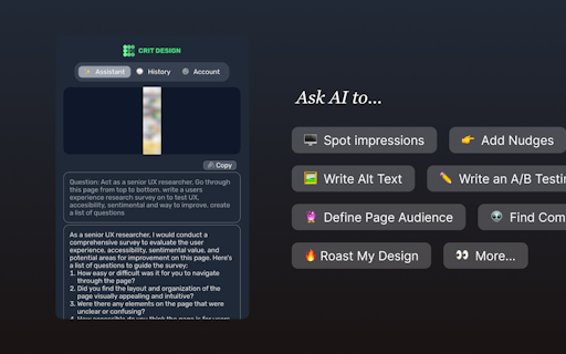 Crit Design
