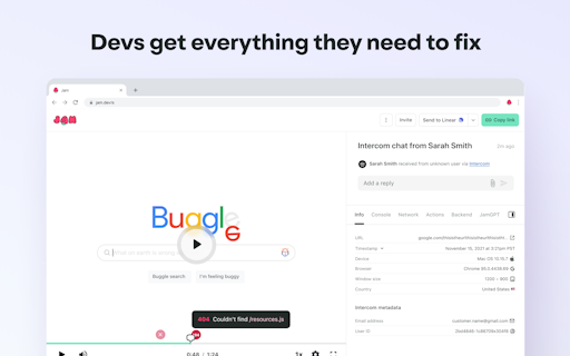 Jam for Customer Support
