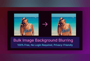 Bulk Image Background Blurring