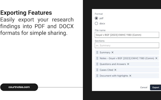 CourtNotes