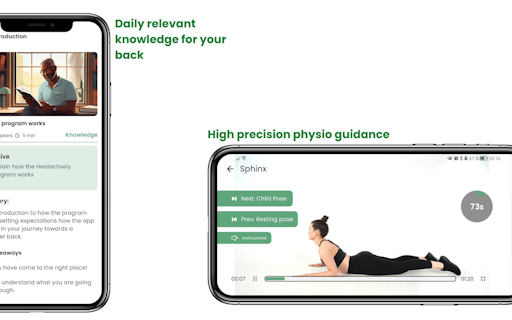 Healactively back wellness app