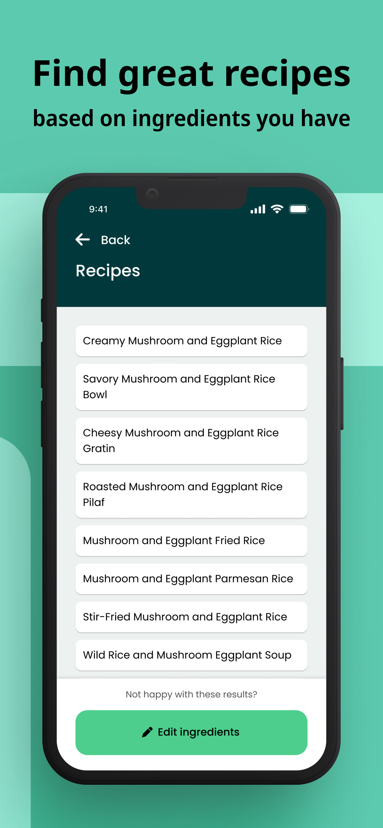Recipes by Ingredients