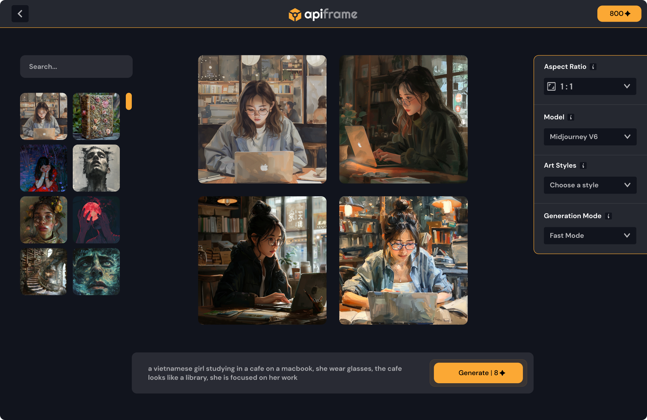 Midjourney API by APIFRAME