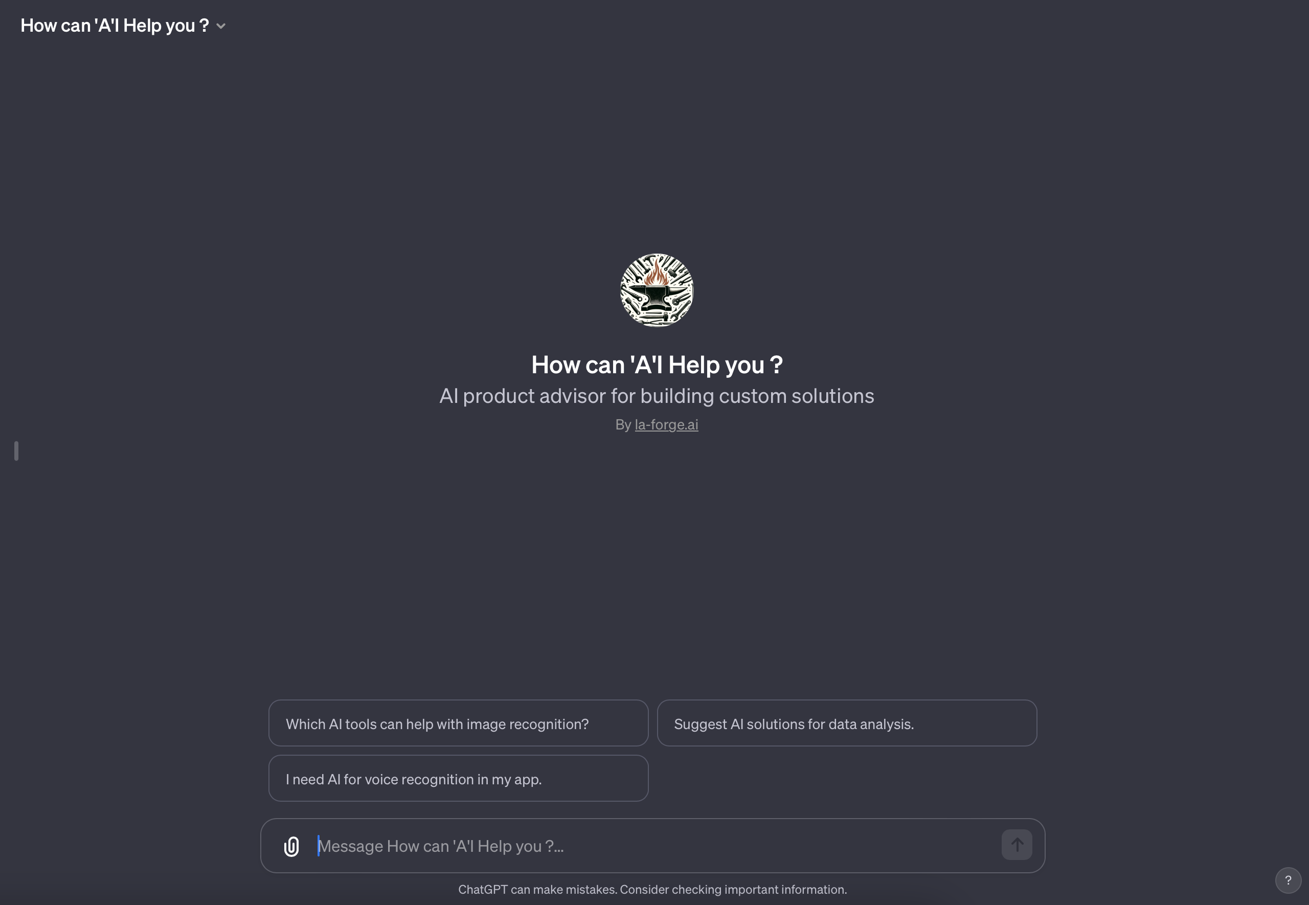 How Can AI Help You ? 