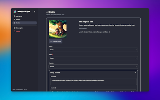 BabyStoryAI
