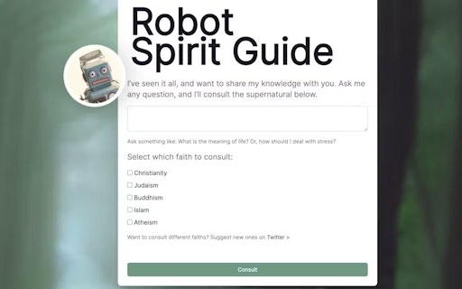 Robot Spirit Guide