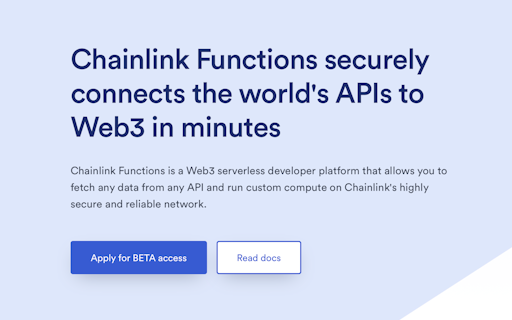 Chainlink Functions