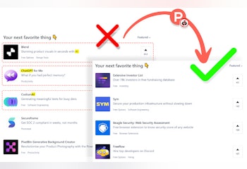 ProductHunt without AI Products