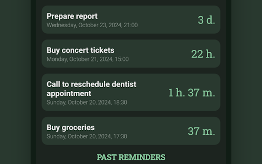 Daily Reminder: Timer, Planner