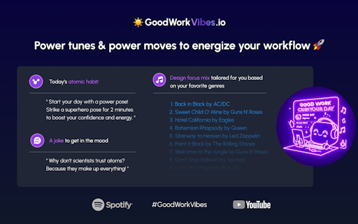 #GoodWorkVibes