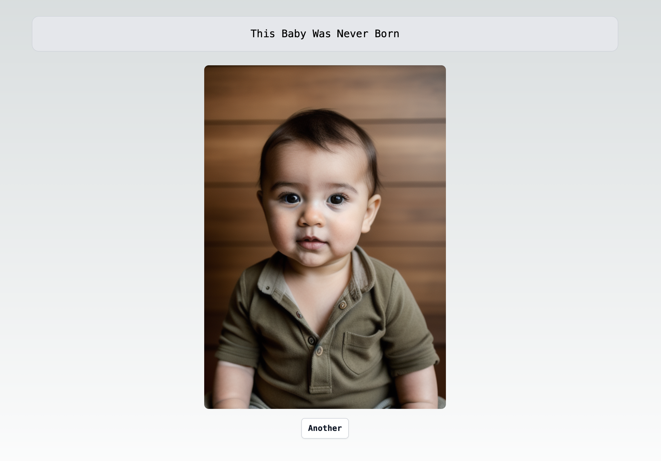 This Baby Was Never Born