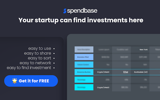 Investor Base by Spendbase: Series B