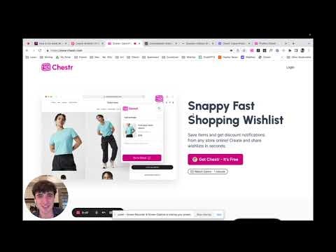Chestr Wishlist 1.0 Web + iOS App