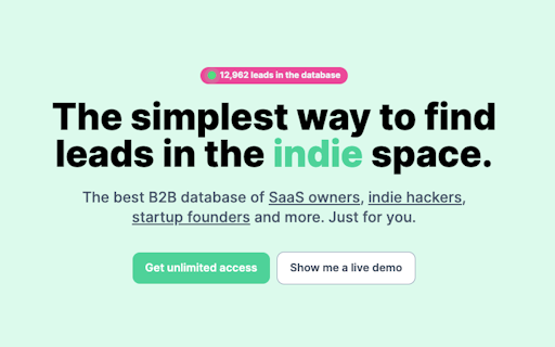 Indie Leads