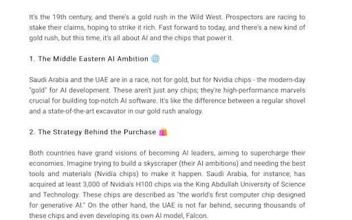 One More Thing in AI