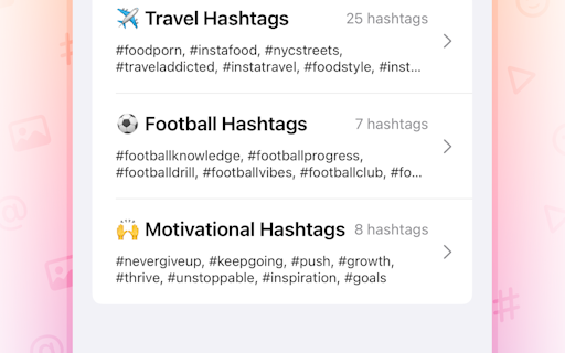 Hashtag Guru: AI Assist for IG