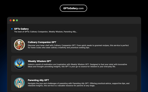 GPTs Gallery