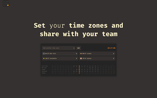 Time zone overlap