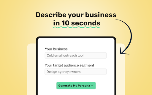 User Persona Generator