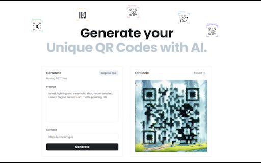 Generative QR by Stockimg AI