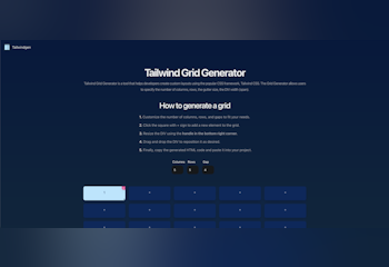 Tailwind Grid Generator