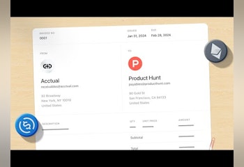 Crypto Invoice Generator by Acctual