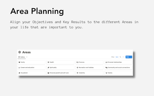 Moonshot OKR Notion Template