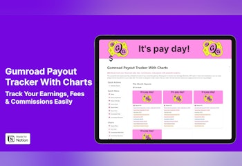 Gumroad Payout Tracker