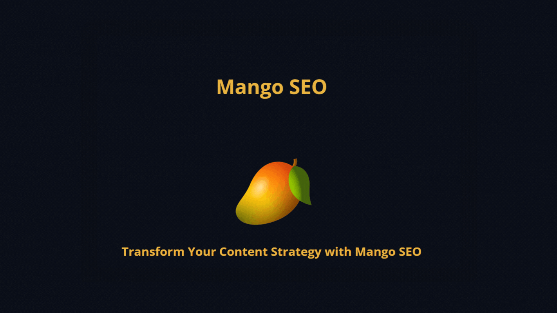 Mango SEO AI