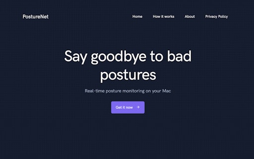 AI Posture Monitoring App on Your Mac