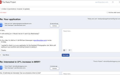 The Reply Project