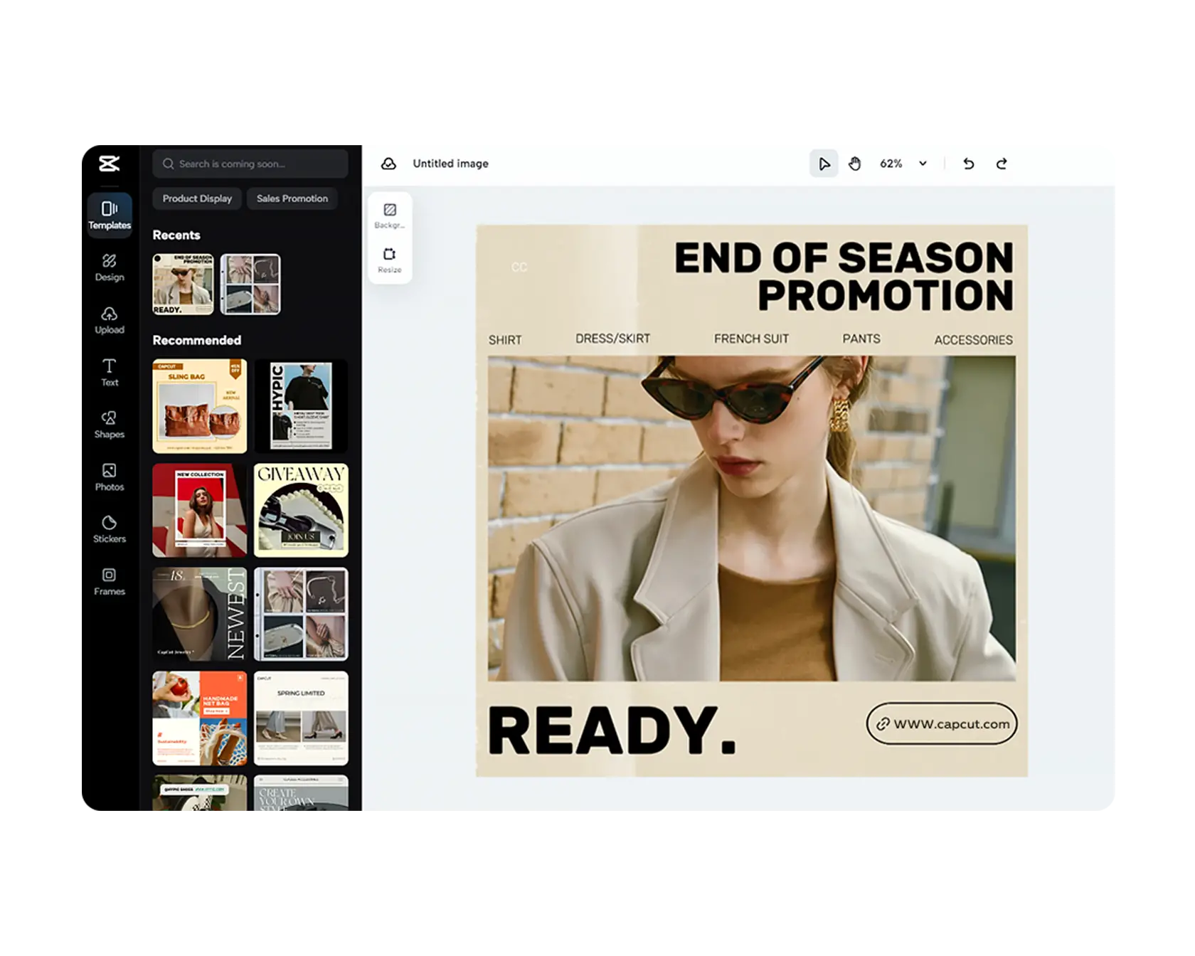 CapCut Graphic Editor