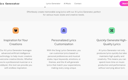 AI Lyrics Generator