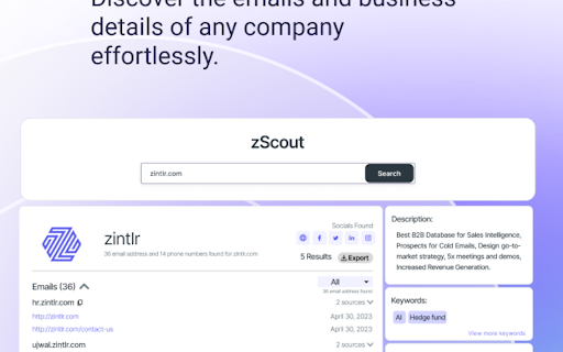 zScout by Zintlr