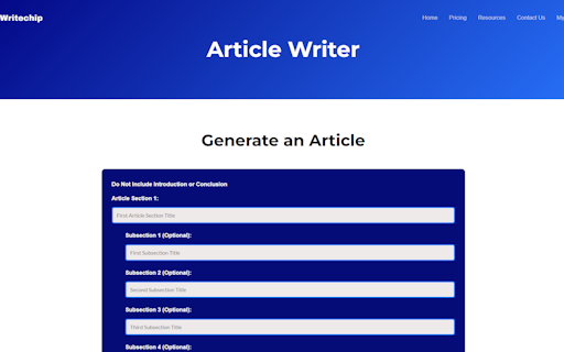 Writechip